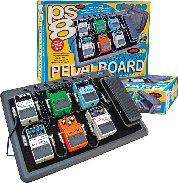 SKB&nbsp;PS-8 8-Port 9VDC Powered Pedalboard&nbsp;&nbsp;
