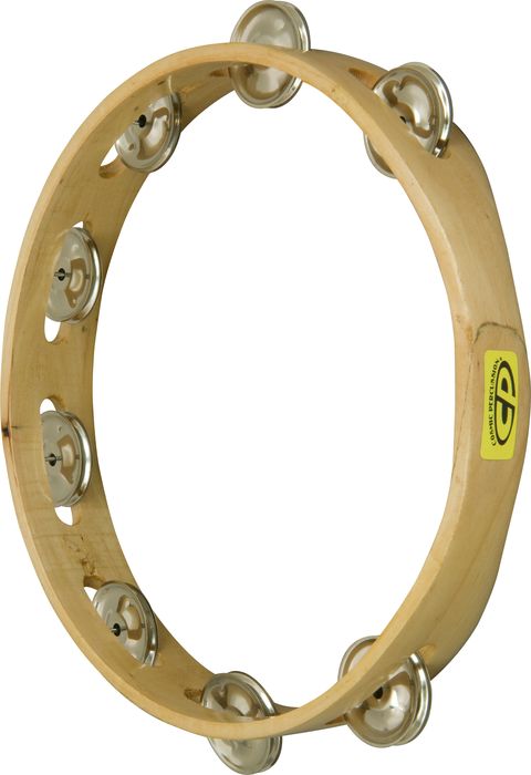 Cp Cp389 Tambourine Hdlss Single Row 10 Inches