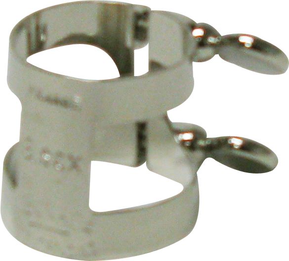 Bonade&nbsp;Soprano Saxophone Ligatures&nbsp;Nickel - Inverted - Ligature Only&nbsp;