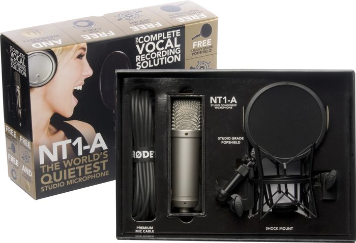 Rode Microphones NT1-A Condenser Mic Bundle  In Box