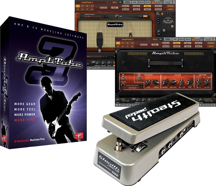IK Multimedia&nbsp;AmpliTube 3 Software + StealthPedal USB-Powered Audio Interface/Software Controller&nbsp;&nbsp;