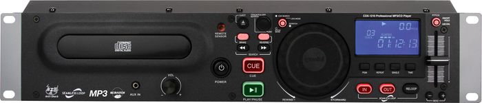 Gemini&nbsp;CDX-1210 2U Rackmount MP3/CD Player&nbsp;&nbsp;