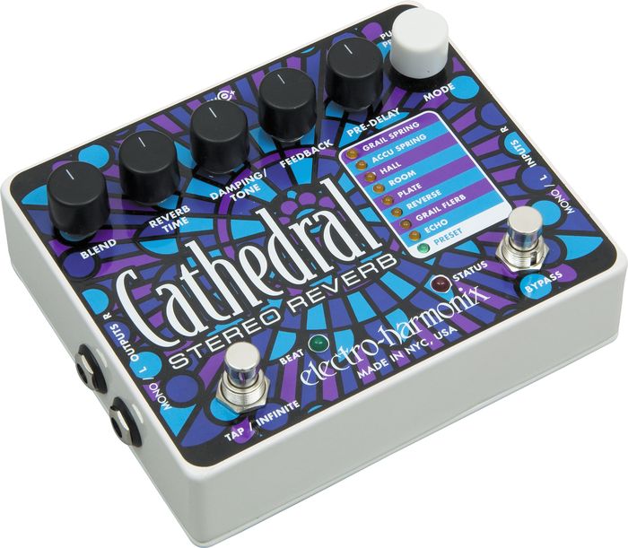 Electro-Harmonix&nbsp;Cathedral Stereo Reverb Guitar Effects Pedal&nbsp;&nbsp;