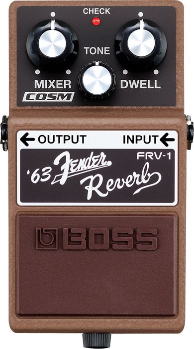 Boss Frv-1 '63 Fender Reverb Guitar Effects Pedal