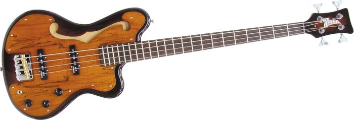 Italia&nbsp;Imola Electric Bass Guitar&nbsp;Tobacco Sunburst Burled&nbsp;