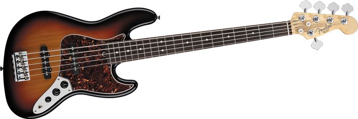 Fender American Standard 5 String Jazz Bass V 3-Tone Sunburst