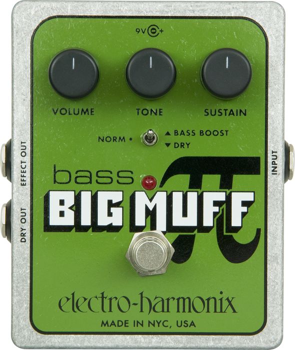 Electro-Harmonix Xo Bass Big Muff Pi Distortion Effects Pedal