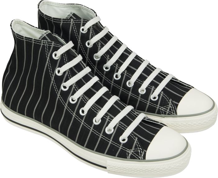 Converse&nbsp;Chuck Taylor All Star Strip Hi-Top Sneakers (Black/Milk)&nbsp;Size 09&nbsp;