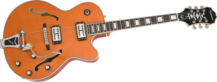 Epiphone&nbsp;Emperor Swingster Hollowbody Electric Guitar&nbsp;Sunrise Orange&nbsp;