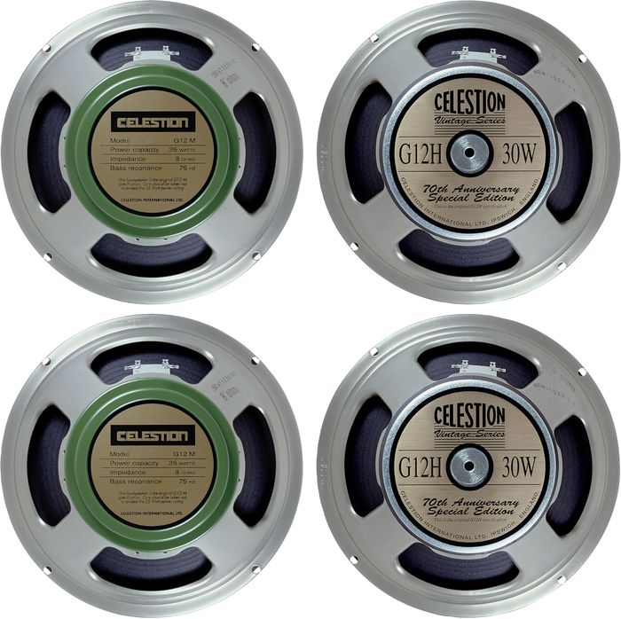 Celestion&nbsp;Blues/Rock 4x12 Speaker Set&nbsp;&nbsp;