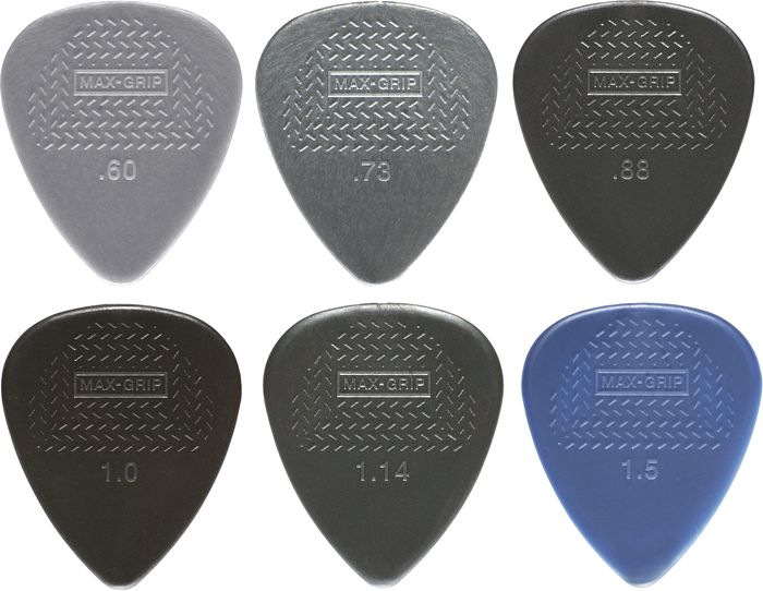 Dunlop&nbsp;Nylon Max Grip Guitar Picks - 12-Pack&nbsp;&nbsp;