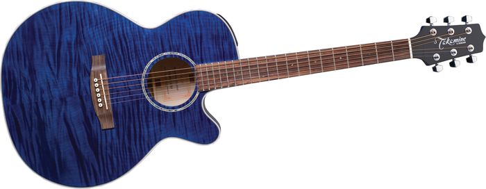 Takamine&nbsp;G NEX Flame Maple EG440CS Acoustic-Electric Guitar&nbsp;Blue&nbsp;