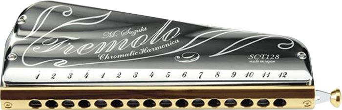 Suzuki&nbsp;SC-128 Tremolo Chromatic Harmonica&nbsp;&nbsp;