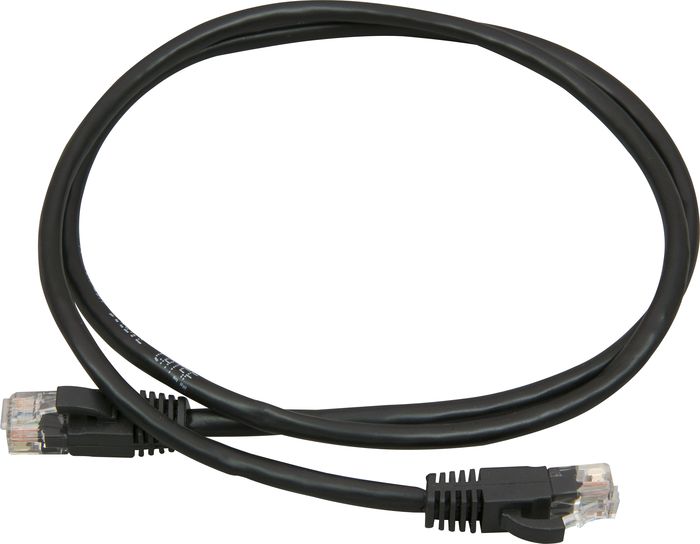 Rapco Horizon&nbsp;Oculus Cat5e Patch Cable&nbsp;Black&nbsp;3 Feet