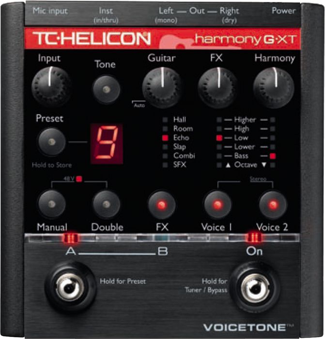 TC Helicon&nbsp;VoiceTone Harmony G-XT Vocal Harmony and Effects Pedal for Guitarists&nbsp;&nbsp;