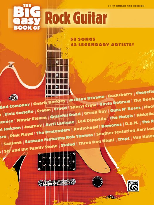 Alfred The Big Easy Book Of Rock Guitar Tab