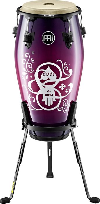 Meinl&nbsp;Marathon Designer Series Quinto Conga Drum&nbsp;LOVE, PEACE & UNITY&nbsp;11 inch