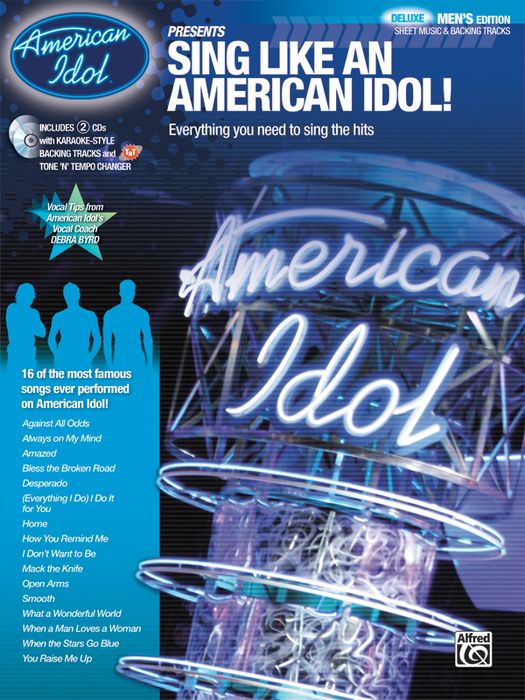 Alfred American Idol Presents: Sing Like An American Idol! Deluxe Men's Edition (Book/2 Cd)
