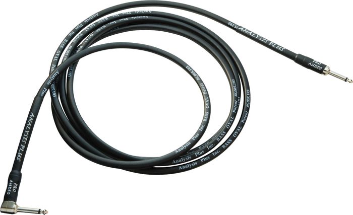 Analysis Plus&nbsp;Bass Oval Instrument Cable - Straight to Angled&nbsp;&nbsp;