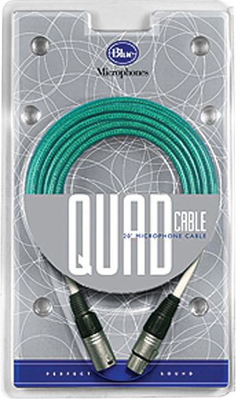 Blue&nbsp;Blue 20 foot Quad Microphone Cable&nbsp;Blue&nbsp;20 Feet