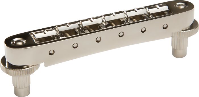 Graph Tech&nbsp;ResoMax NV1 Guitar Bridge for 4mm Posts&nbsp;Nickel&nbsp;