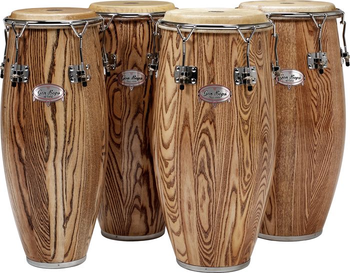 Gon Bops&nbsp;Alex Acuna Series Conga Drum&nbsp;Natural Lacquer&nbsp;
