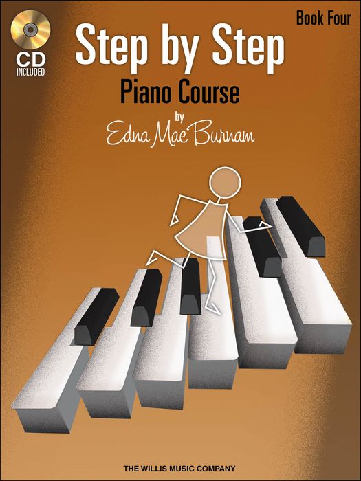 Willis Music&nbsp;Step By Step Piano Course Book 4 Book/CD&nbsp;&nbsp;