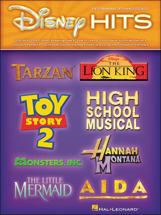 Hal Leonard&nbsp;Disney Hits - Beginning Piano Solo&nbsp;&nbsp;