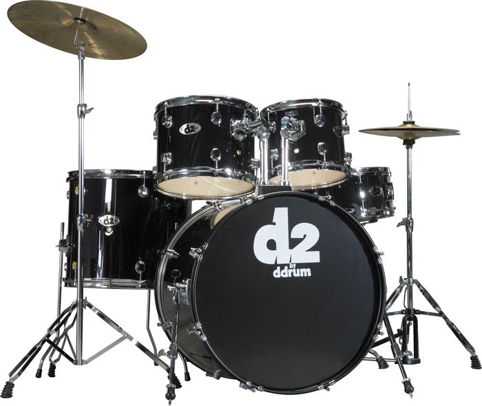 Ddrum D2 5-Piece Drum Set Midnight Black