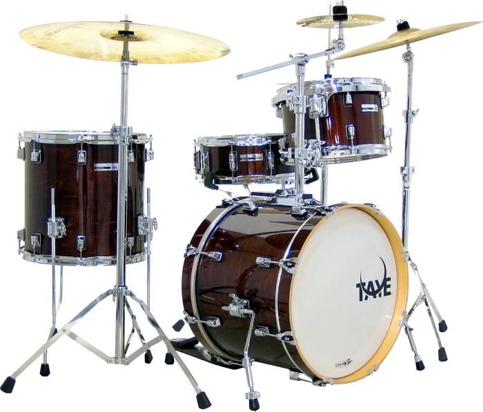 Taye Drums Studiomaple Sm418bp 4-Piece Shell Pack Classic Walnut