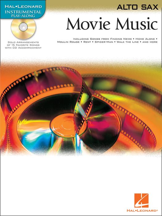 Hal Leonard&nbsp;Movie Music for Alto Sax Book/CD&nbsp;&nbsp;