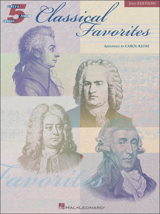 Hal Leonard&nbsp;Classical Favorites for Five Finger Piano&nbsp;&nbsp;