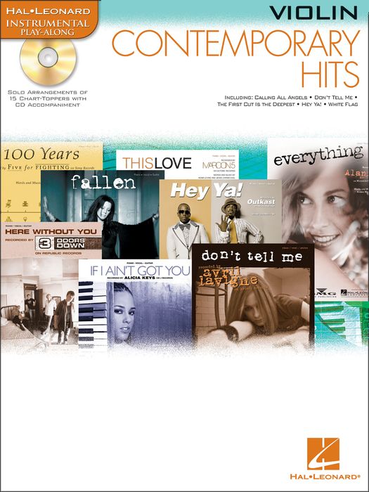 Hal Leonard&nbsp;Contemporary Hits for Violin Book/CD Instrumental Play-Along&nbsp;&nbsp;