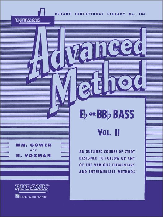 Hal Leonard&nbsp;Rubank Advanced Method for E Flat Or BB-Flat Bass Volume 2&nbsp;&nbsp;