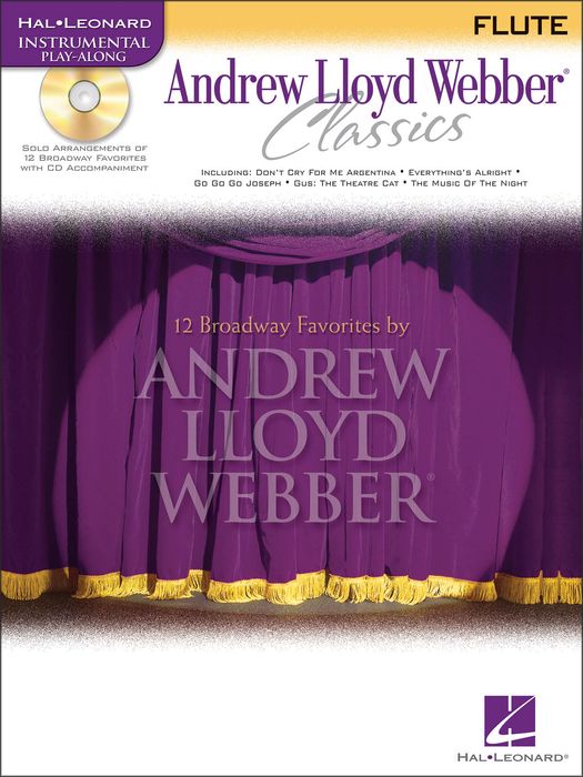 Hal Leonard&nbsp;Andrew Lloyd Webber Classics for Flute Book/CD&nbsp;&nbsp;