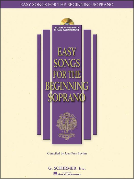 G. Schirmer&nbsp;Easy Songs for The Beginning for Soprano Book/CD&nbsp;&nbsp;