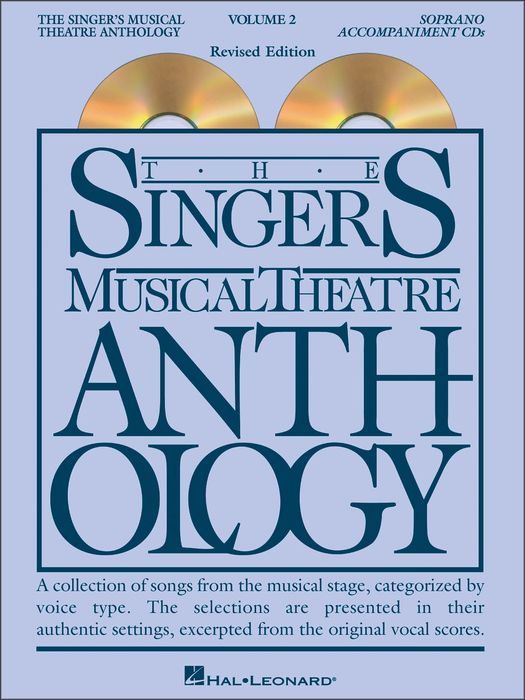 Hal Leonard&nbsp;Singer's Musical Theatre Anthology for Soprano Volume 2 2CD's Accompaniment&nbsp;&nbsp;