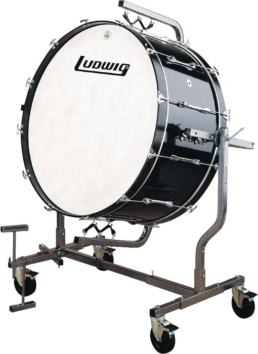 Ludwig Concert Bass Drum Mounted For Le788 Stand 16×36 Black Cortex