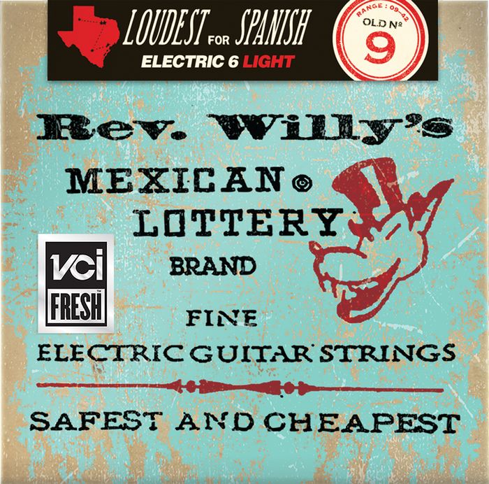 Dunlop&nbsp;Reverend Willy's String Set - Medium Light&nbsp;&nbsp;