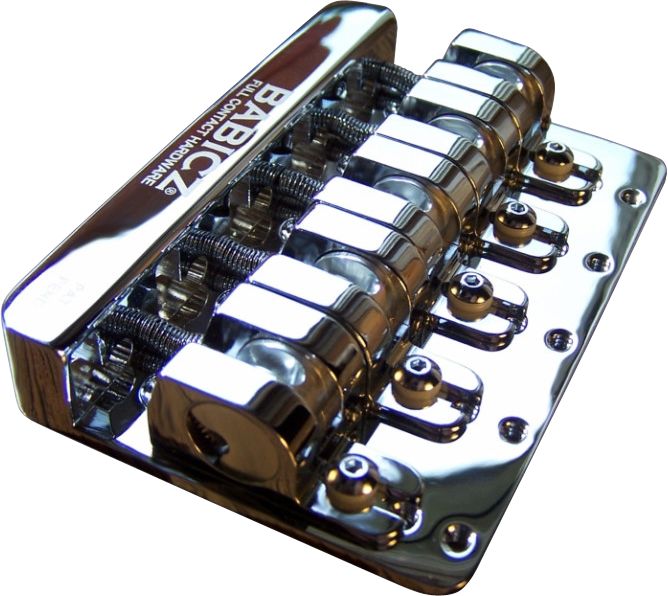 Full Contact Hardware&nbsp;5-String Bass Bridge&nbsp;Chrome&nbsp;