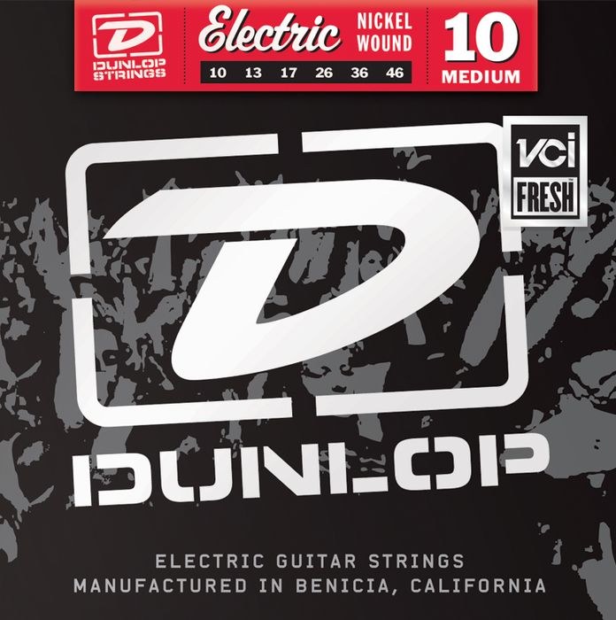 Dunlop&nbsp;Nickel Plated Steel Electric Guitar Strings - Medium&nbsp;&nbsp;
