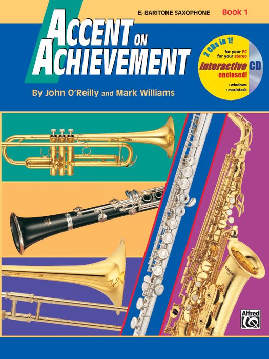 Alfred&nbsp;Accent on Achievement Book 1 E-Flat Baritone Saxophone Book & CD&nbsp;&nbsp;