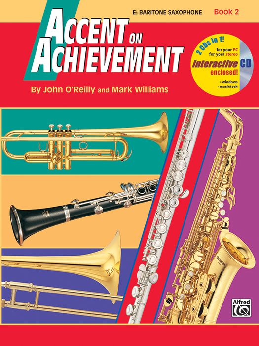 Alfred&nbsp;Accent on Achievement Book 2 E-Flat Baritone Saxophone Book & CD&nbsp;&nbsp;