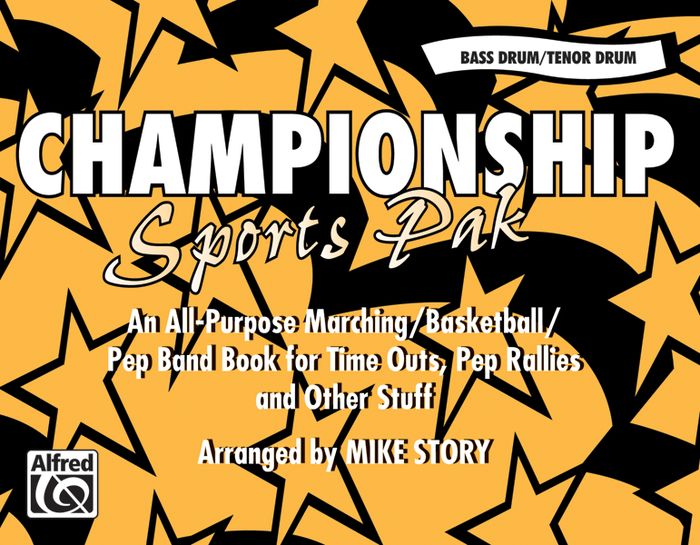Alfred&nbsp;Championship Sports Pak Bass Drum/Tenor Drum&nbsp;&nbsp;