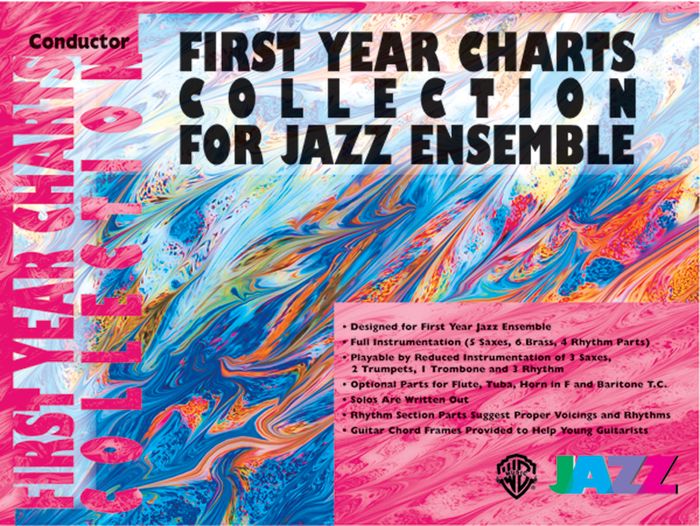 Alfred&nbsp;First Year Charts Collection for Jazz Ensemble 2nd E-Flat Alto Saxophone&nbsp;&nbsp;