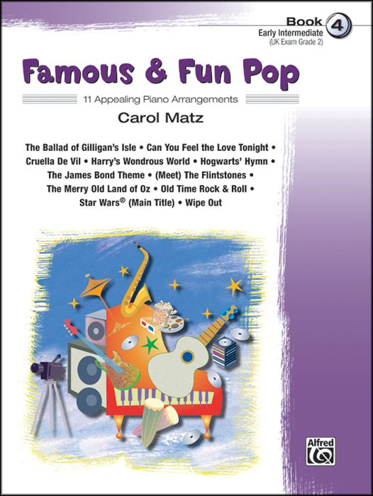 Alfred&nbsp;Famous & Fun Pop Book 4&nbsp;&nbsp;