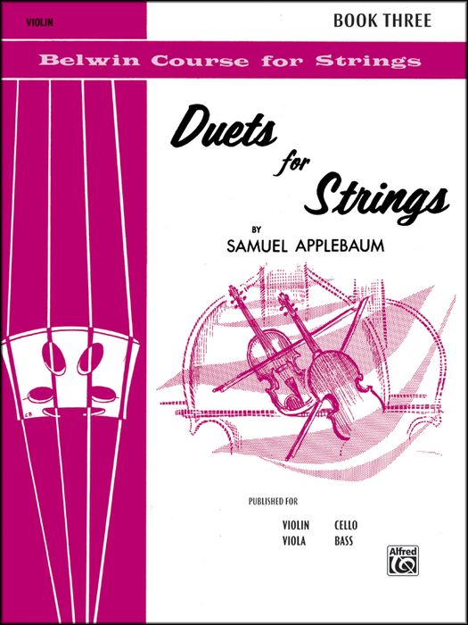 Alfred&nbsp;Duets for Strings Book III Violin&nbsp;&nbsp;