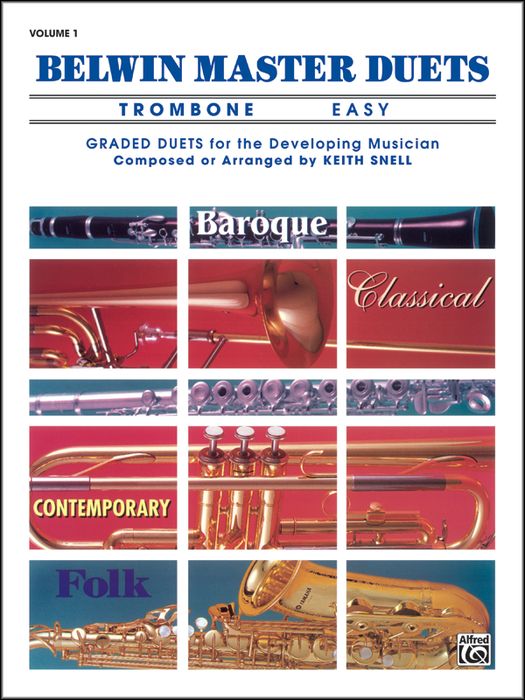 Alfred&nbsp;Belwin Master Duets (Trombone) Easy Volume 1&nbsp;&nbsp;
