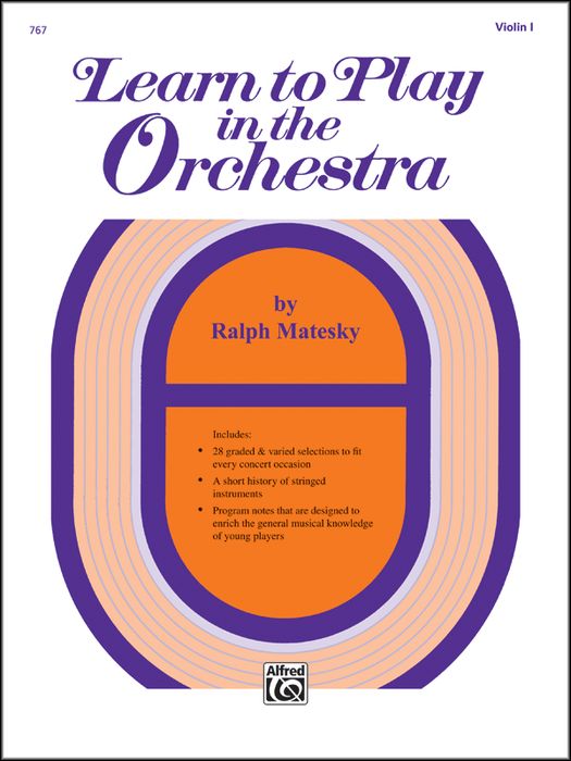 Alfred&nbsp;Learn to Play in the Orchestra Book 1 Violin I&nbsp;&nbsp;