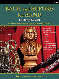 KJOS&nbsp;Bach And Before for Band Flute&nbsp;&nbsp;